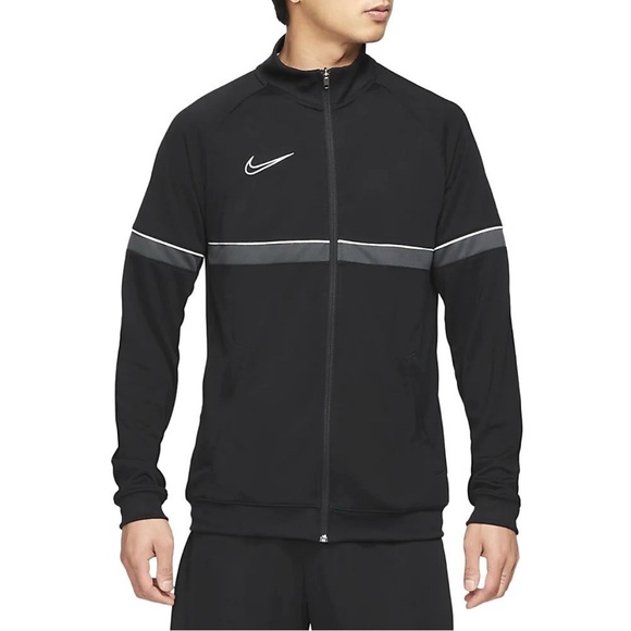 Nike Jacket Mens XXL Black Dri-Fit Academy Knit Soccer Track Full Zip CW6113 - Picture 1 of 5